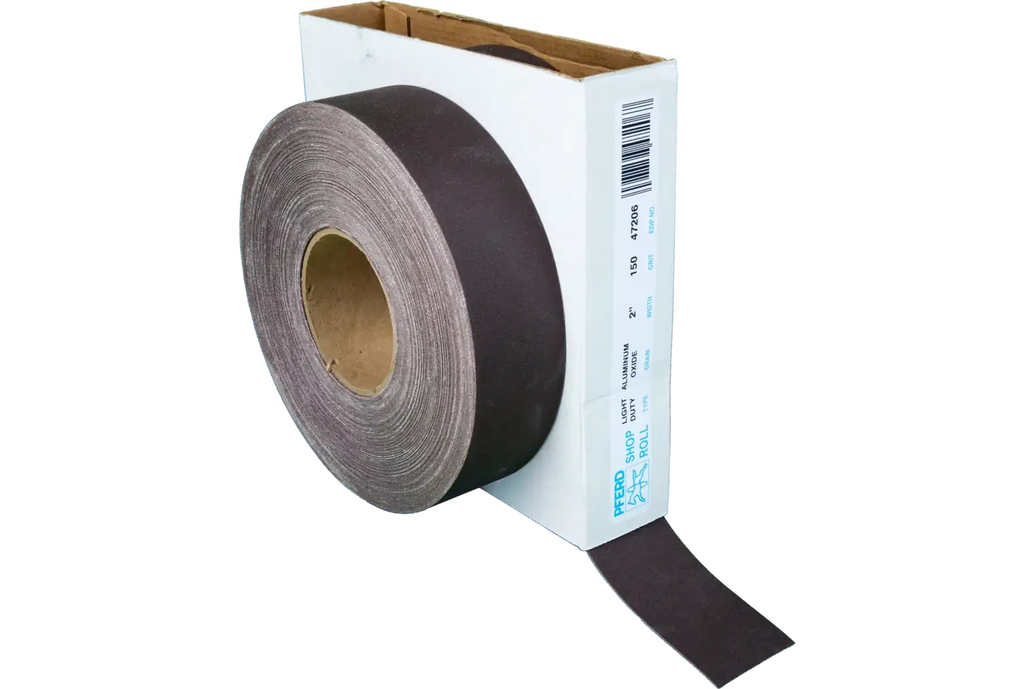 Picture of Pferd Shop Roll, Flexible Light Duty, 2" x 50 yards, 150 Grit, Aluminum oxide